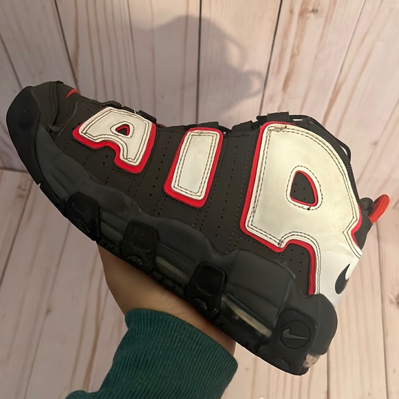 Nike Other - Kids Nike Air More Uptempo Shoes (Medium Ash/White/Black) Size 3Y